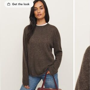 Reformation Cashmere Boyfriend Sweater